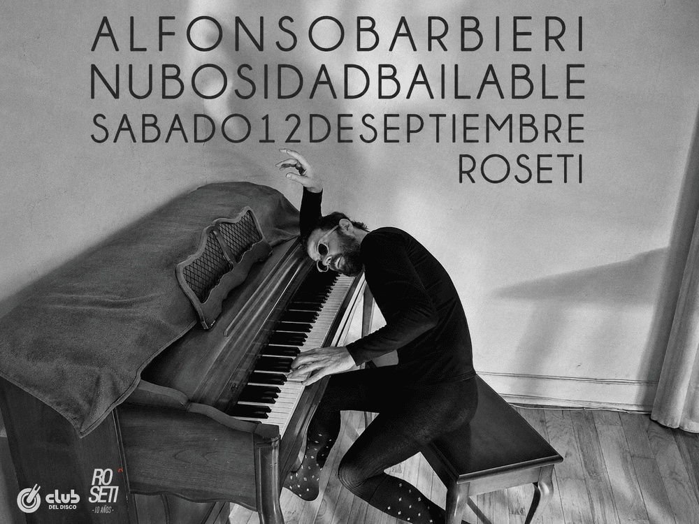 Alfonso Barbieri presenta nuevo disco Nubosidad Bailable en Roseti