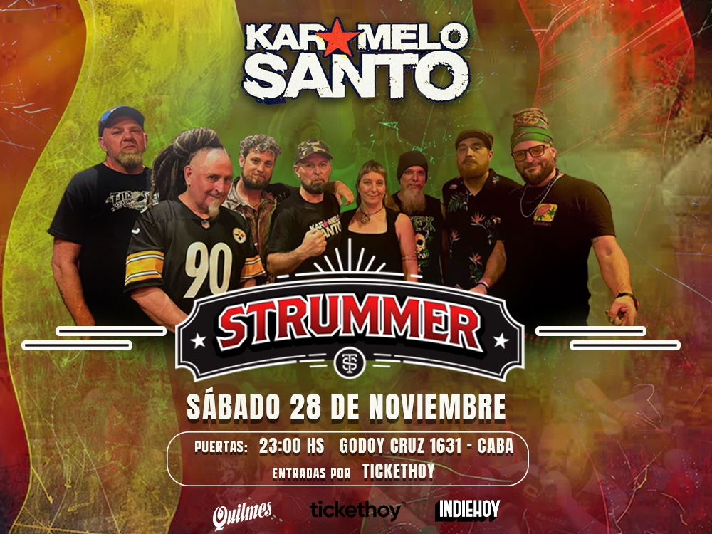 Karamelo Santo en vivo en Strummer Bar